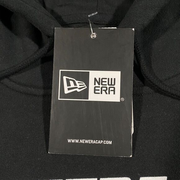 Los Angeles LA Kings Wordmark Logo New Era Hoodie Womens 2XL Black NHL Hockey - Picture 8 of 16